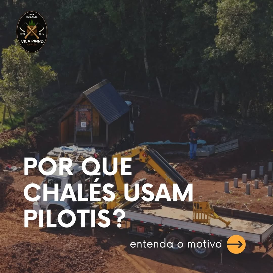 Por que chalés usam pilotis? Entenda o motivo. 🏡