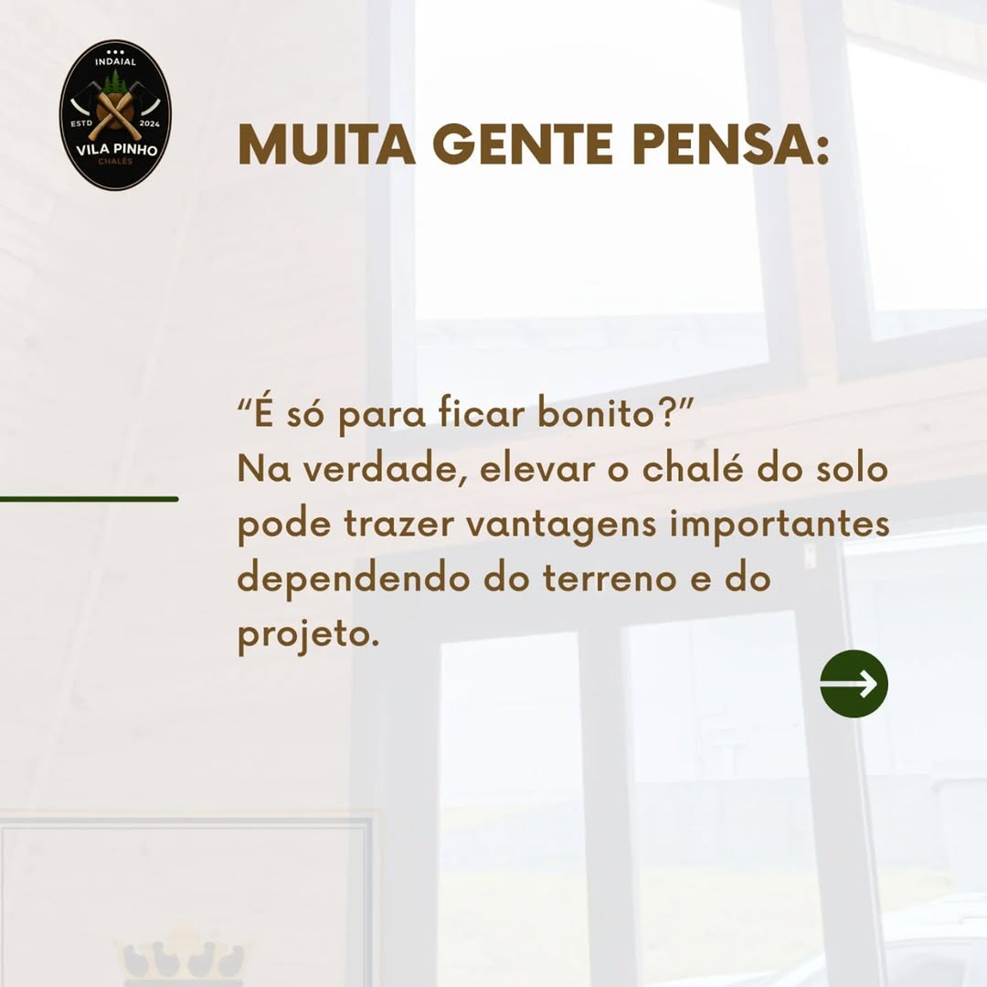 Por que elevamos o chalé do solo? Não é apenas estética. 🏡 — foto 2 de 8