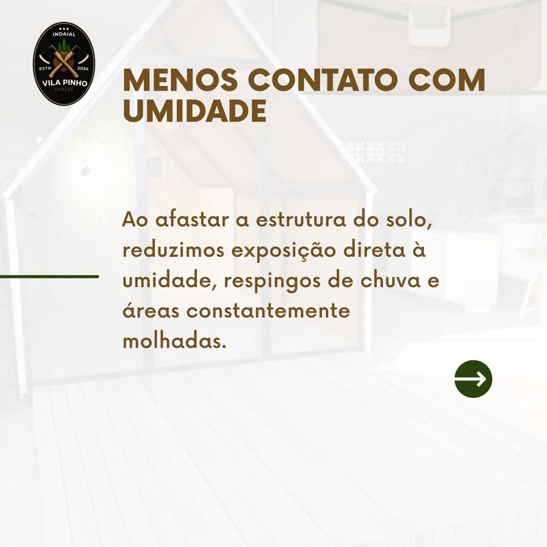 Por que elevamos o chalé do solo? Não é apenas estética. 🏡 — foto 3 de 8